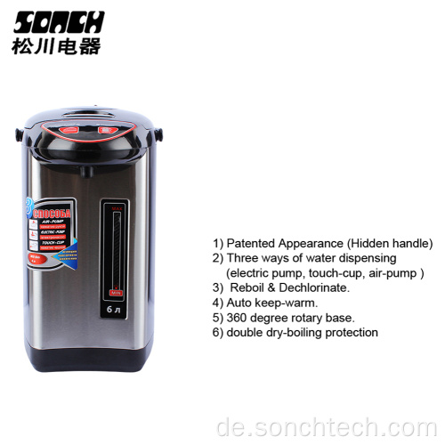 5,5 Liter Thermos Air Pot Wasserkocher Wasserkocher